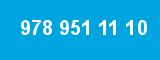 978 951 11 10 978 951 11 10